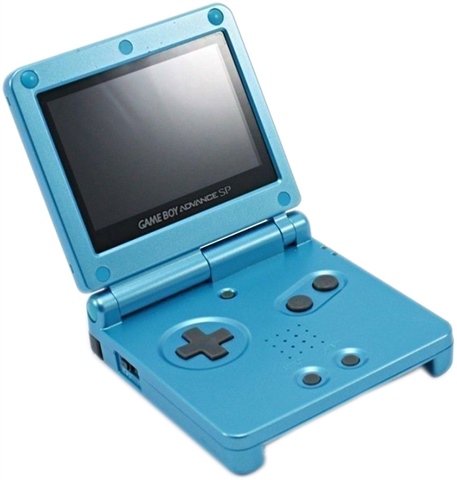 Gameboy Advance SP AGS 101 Console Surf Blue Discounted